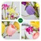 Artificial Spring Flowers 12 Pack Spring Flower Stems 17 Inch Floral Picks with Pink Yellow Purple Tulips Wildflowers for Centerpieces Vases Floral Arrangements Summer Easter Decor